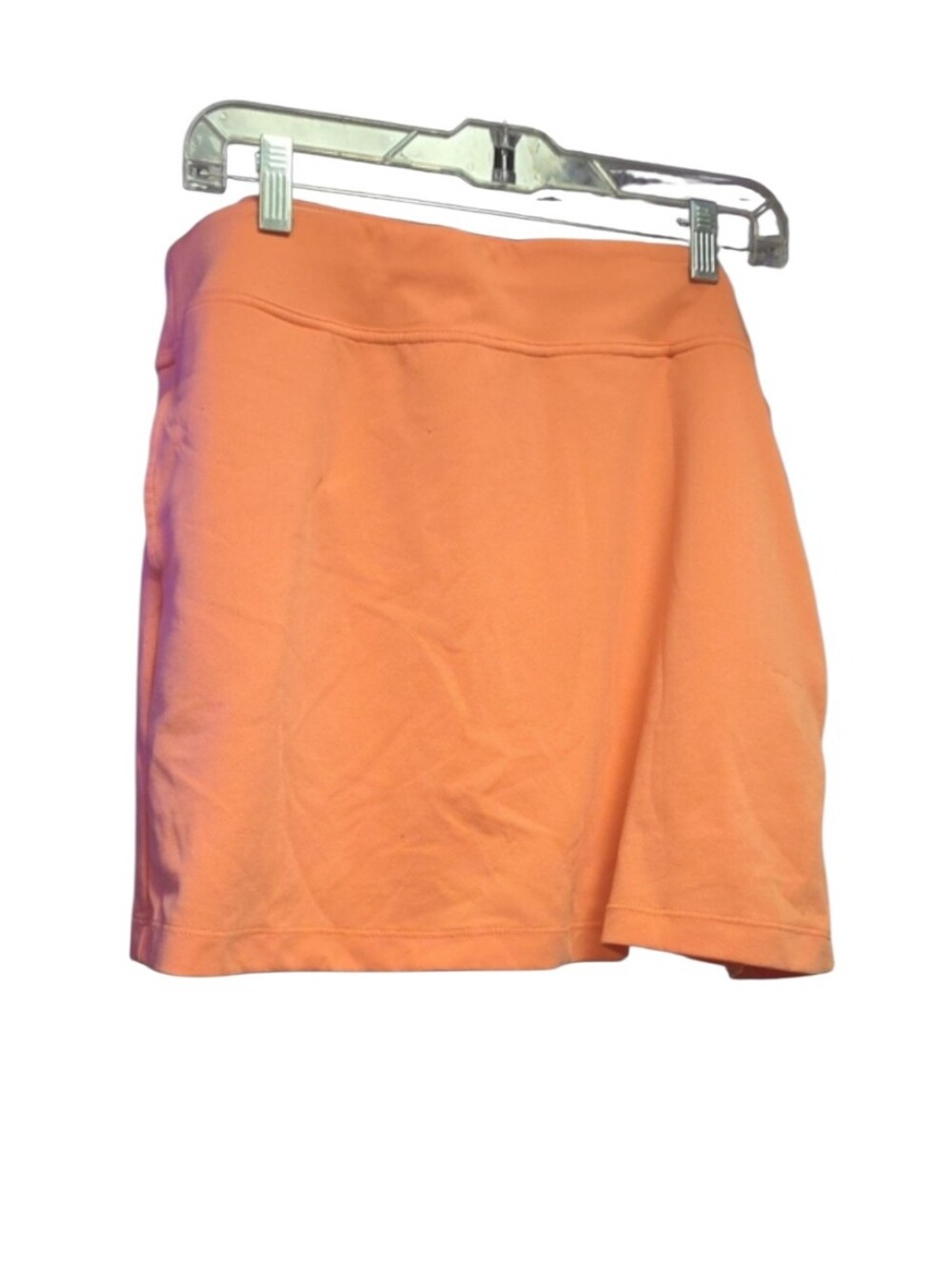 Grand Slam Peach-Orange Mini Skirt